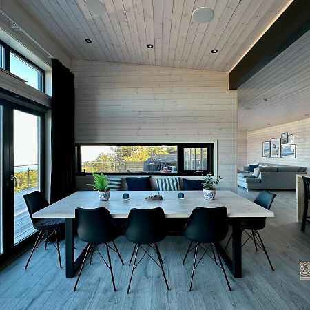 Brand new beautiful cabin view Wifi Sonos system Larvik Exterior foto