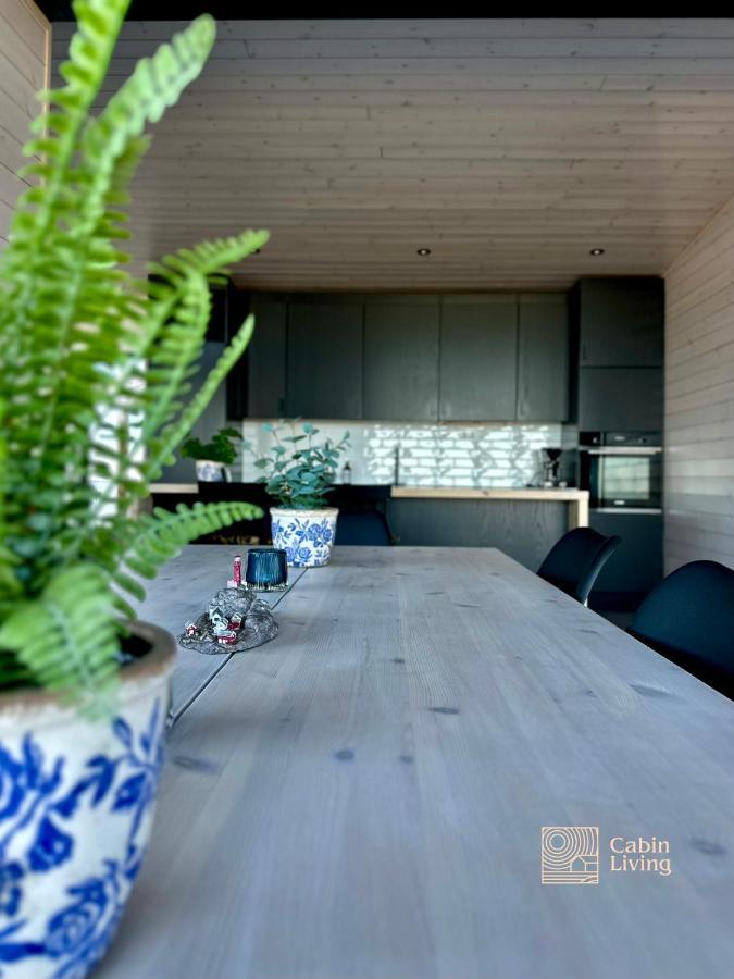 Brand new beautiful cabin view Wifi Sonos system Larvik Exterior foto