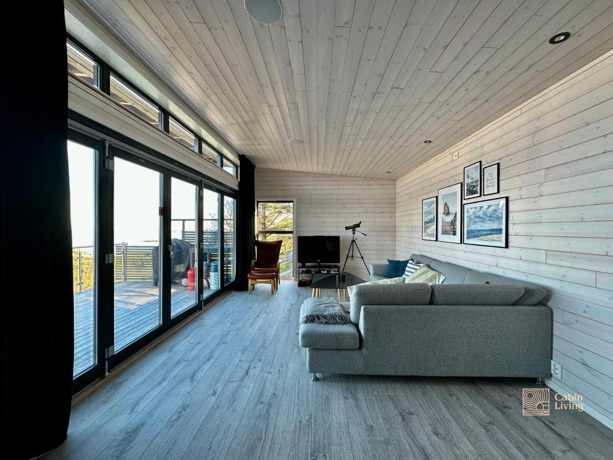 Brand new beautiful cabin view Wifi Sonos system Larvik Exterior foto