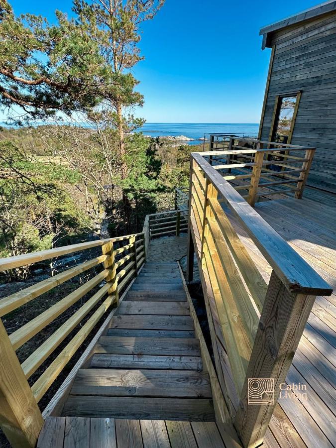 Brand new beautiful cabin view Wifi Sonos system Larvik Exterior foto