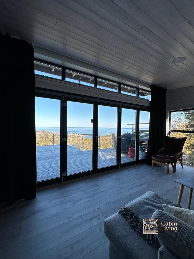 Brand new beautiful cabin view Wifi Sonos system Larvik Exterior foto